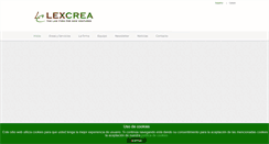 Desktop Screenshot of lexcrea.com